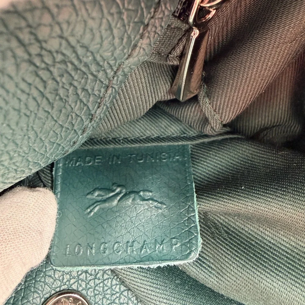 Longchamp Le Roseau M Shoulder bag Cedar - Leather